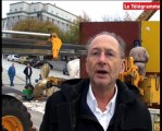 Brest : les salariés de la Sobrena soutenus par la CGT des marins du Grand Ouest