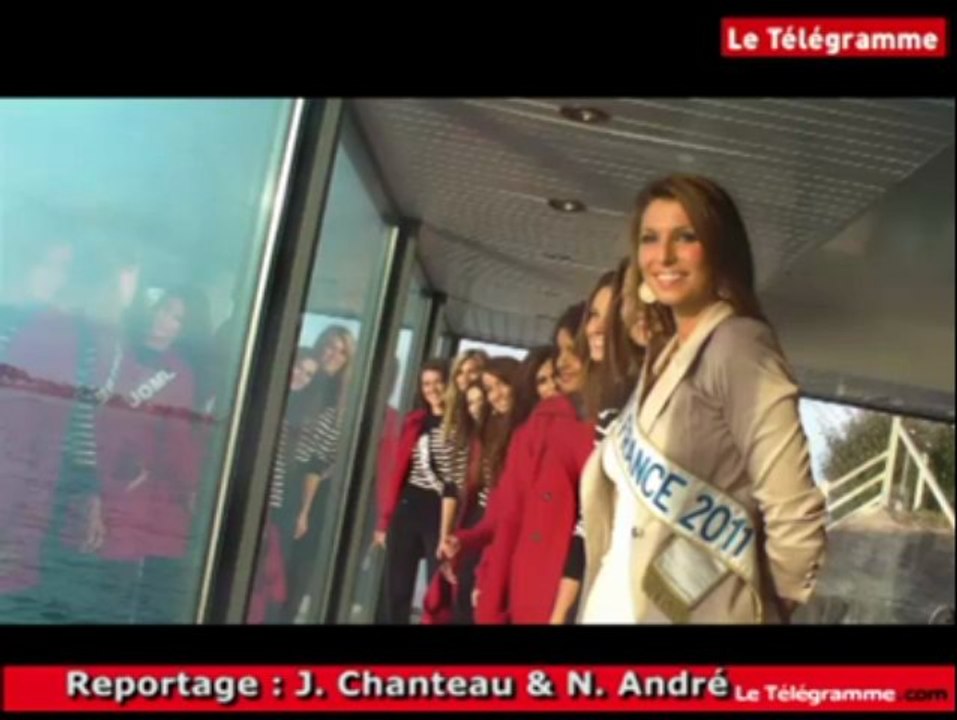 Roscoff (29). Laury Thilleman et onze Miss en visite