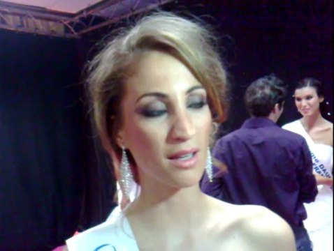 Miss France 2012. La réaction d'Audrey Bönecker, miss Bretagne
