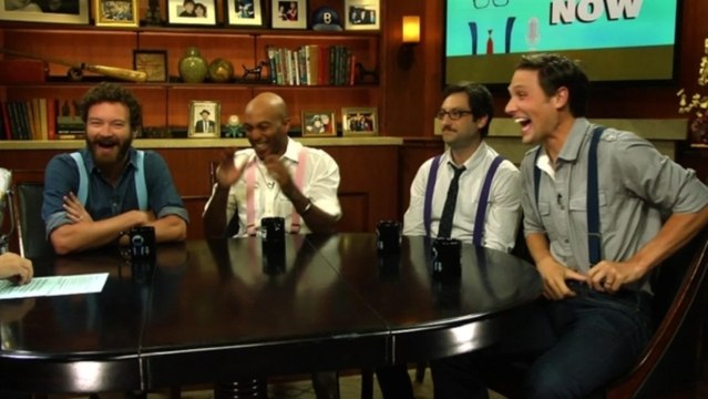 The Cast of Men At Work Curse With Larry King