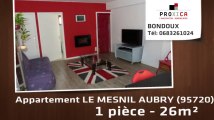 BONDOUX PROXICA VAL D''OISE  Appartement 485 € 26m² LE MESNIL AUBRY %ROOMS%