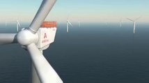 Eolien en mer. Des images 3D d'éoliennes du groupe Areva