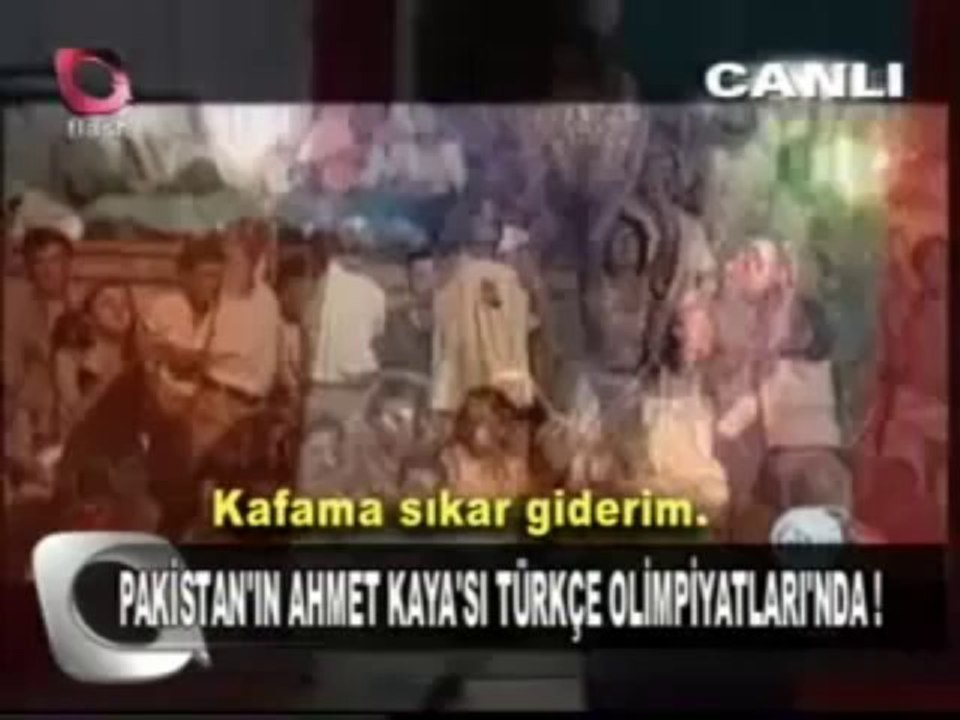 Pakistan'ın Ahmet Kaya'sı Tükçe Olimpiyatlarına katıldı.