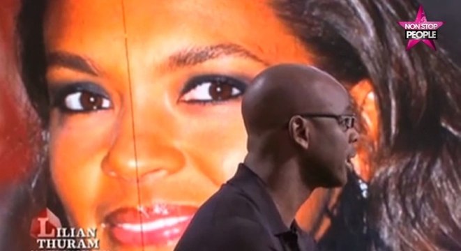 Lilian Thuram menace Karine Le Marchand