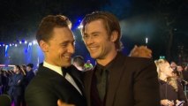 Tom Hiddleston becomes a Hemsworth at Thor premiere