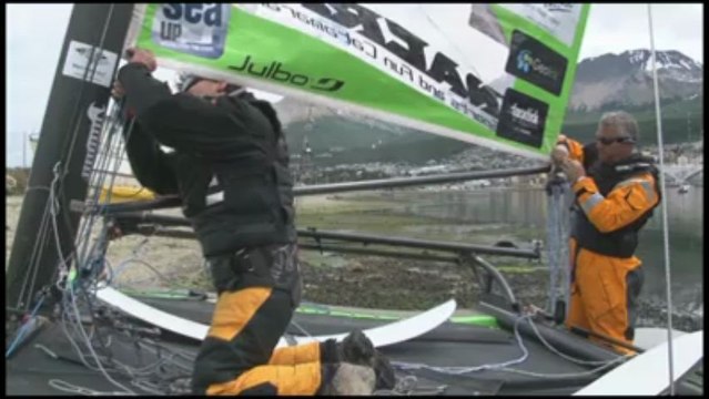 Les images de la préparation du Défi Terrésens d'Yvan Bourgnon