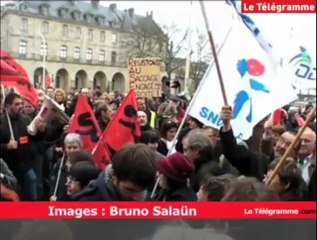 Quimper. Environ 900 manifestants contre la carte scolaire