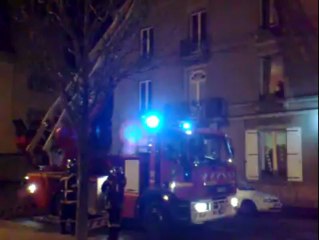 Pontivy. Feu dans un conduit de cheminée