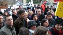 Saint-Brieuc (22). 100 manifestants devant l'Inspection académique