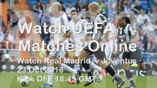 Juventus vs Real Madrid UEFA CL 2013 Live Streaming