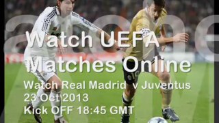 Juventus vs Real Madrid UEFA CL 2013 Live Stream