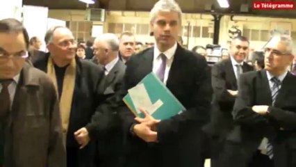 Dinan. Laurent Wauquiez visite le Pôle Cristal