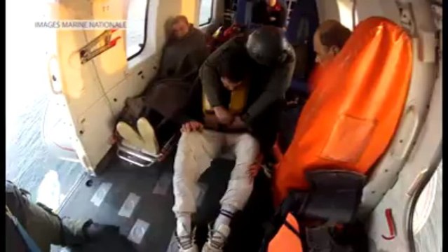 Ile de Batz (29). Le chalutier s'échoue, les cinq marins hélitreuillés