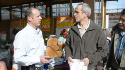 Manifestation en marge d'un spectacle d'ours