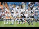 Watch Live Football Juventus vs Real Madrid