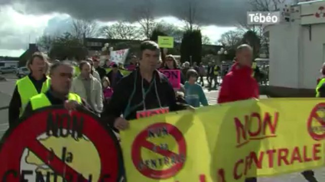 Landivisiau (29). 1.200 manifestants contre la centrale au gaz