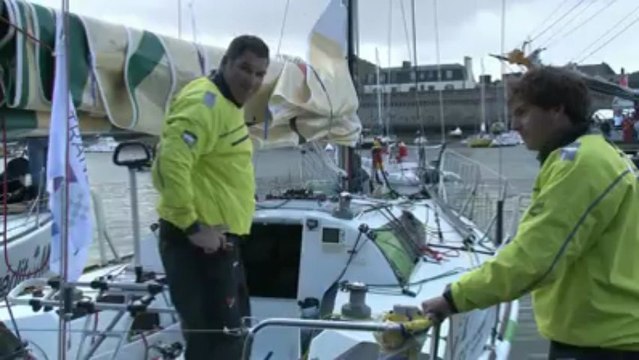 Transat ag2r-La Mondiale. Le départ vu des pontons
