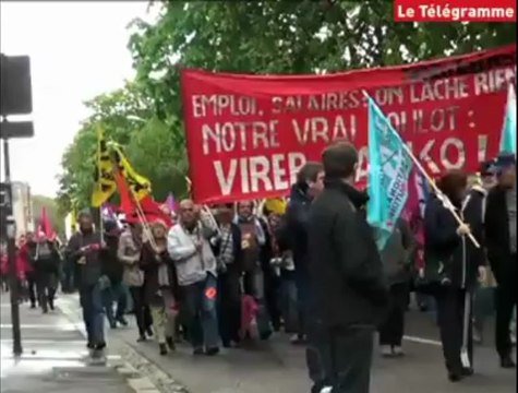Quimper. 2.500 personnes participent au défilé du 1er-mai