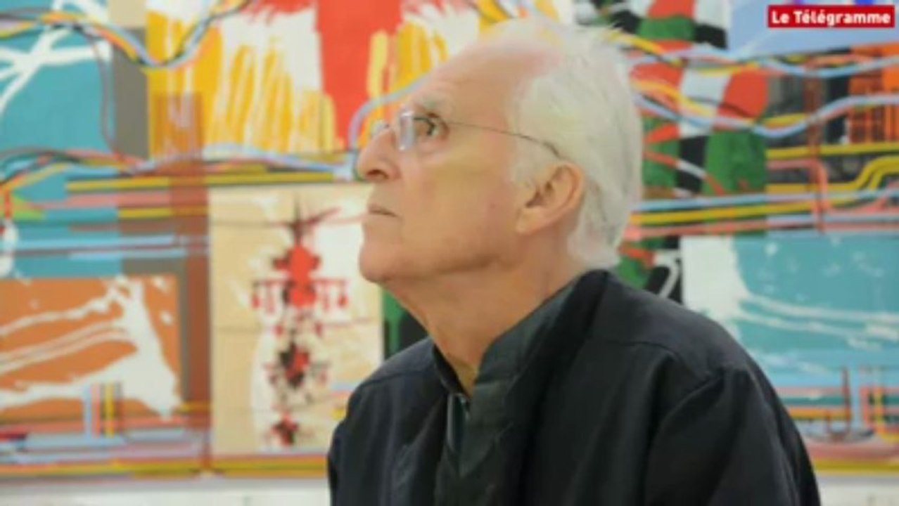 Landerneau. Fromanger : "L'expo donnera aux enfants l'envie de peindre"