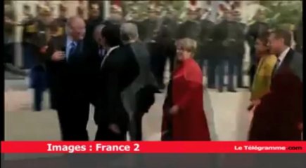 Palais de l'Elysée. L'arrivée de Jean-Marc Ayrault