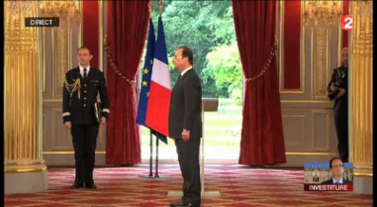 Palais de l'Elysée. François Hollande investi Président de la République