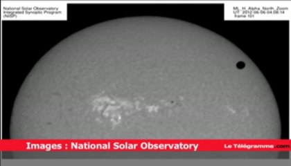 Astronomie. Les images du passage de Vénus devant le soleil