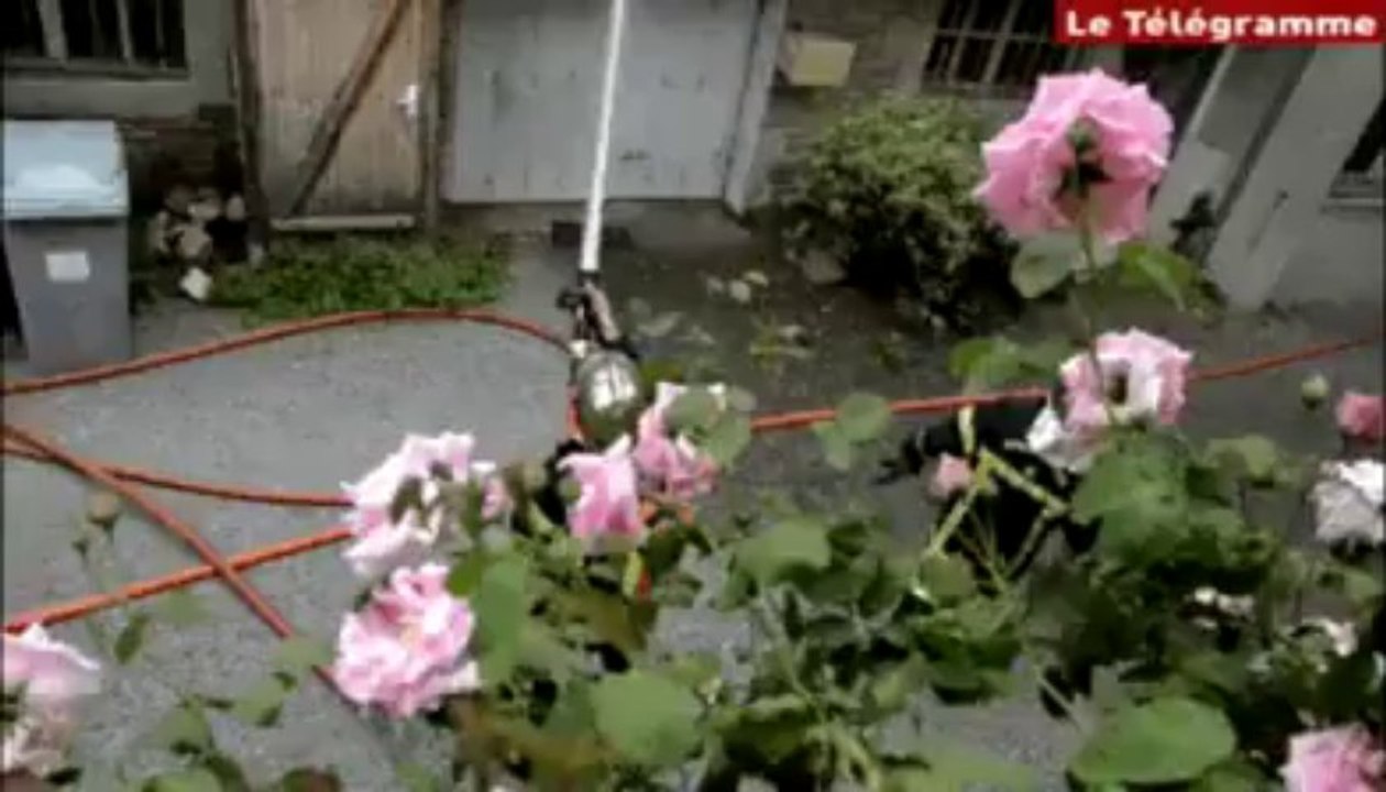 Quimper. Une maison ravagée par les flammes à la Providence