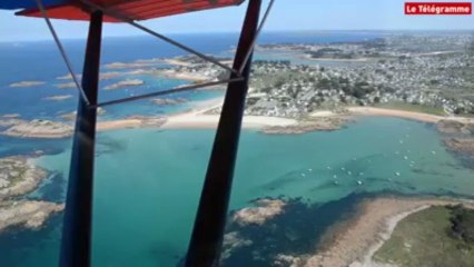 Vue du ciel. La Côte de Granit Rose