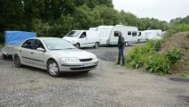 Morlaix. Des caravanes de gens du voyage s'installent à Langolvas