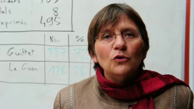 Législatives. Chantal Guittet réagit à sa victoire sur Landerneau