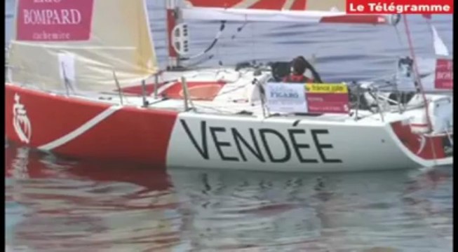 Solitaire du Figaro. Eliès et Lagravière en tête dans le golfe de Gascogne