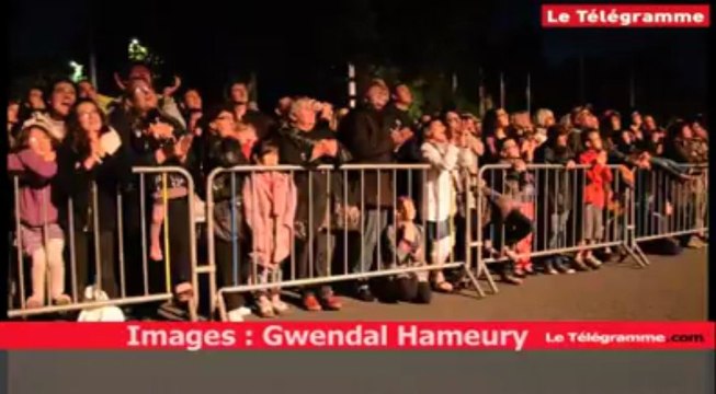 Saint-Brieuc (22). Un public nombreux au feu d'artifice