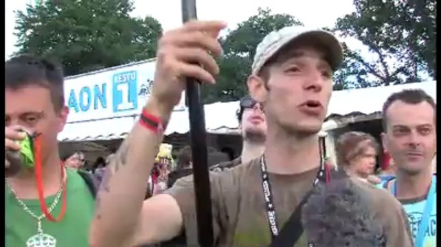 Carhaix. L'émission de Tébéo aux Vieilles Charrues