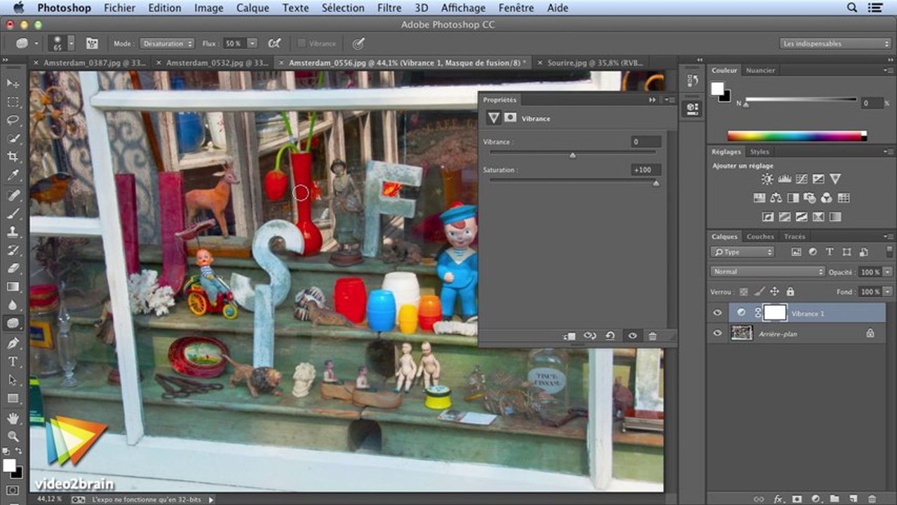 Tutoriel Photoshop CC : Appliquer de la vibrance dans Photoshop CC | video2brain.com
