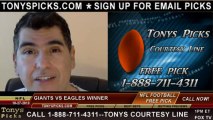 Philadelphia Eagles vs. New York Giants Pick Prediction NFL Pro Football Odds Preview 10-27-2013