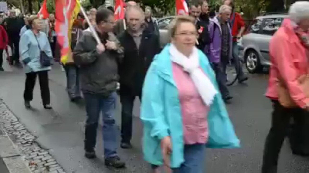 Quimper. 300 retraités dans la rue