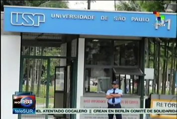 Video herunterladen: Estudiantes brasileños vuelven a protestar en Sao Paulo