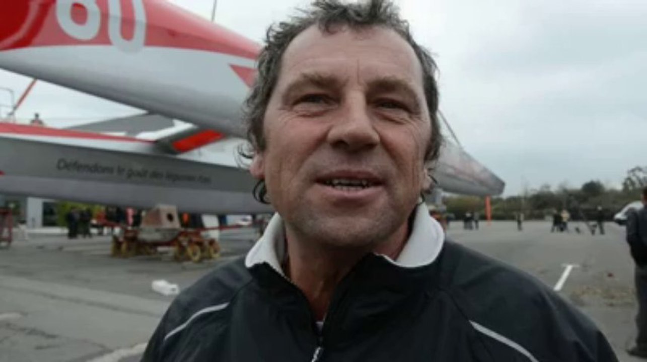 Vannes. Mise à l'eau de Prince de Bretagne