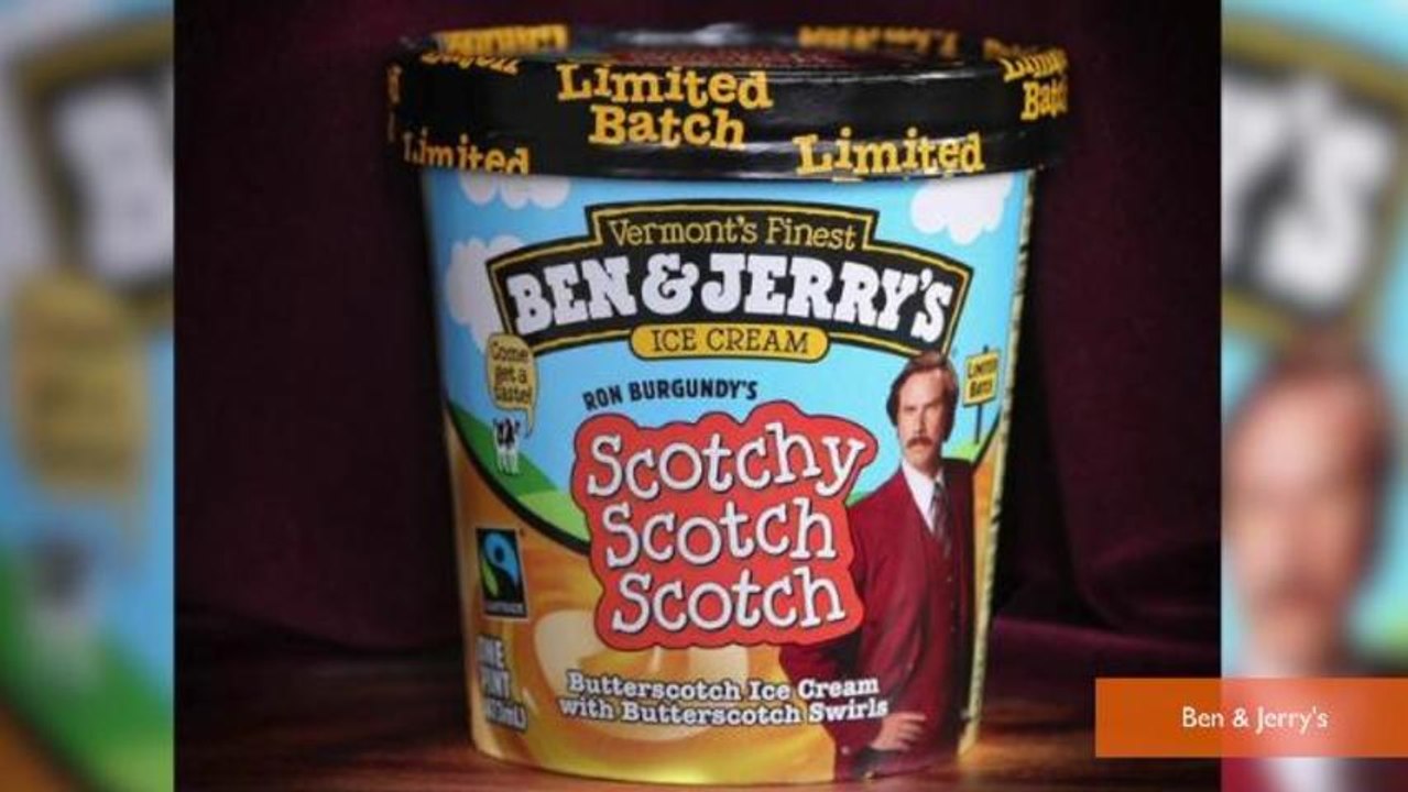 Ben & Jerry's 'Scotchy, Scotch, Scotch' Honors 'Anchorman' Ron Burgundy