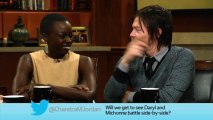 Actors Norman Reedus and Danai Gurira Answer Social Media Questions