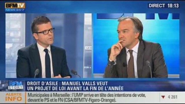 BFM Story: Valls souhaite accélérer la réforme sur le droit d’asile - 23/10