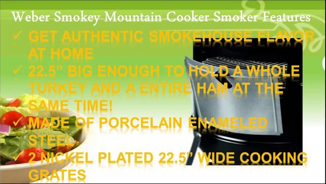 Weber Smokey Mountain Cooker Smoker 22.5 |Weber|Cooker|Smoker|Discount|Save|Smokey Mountain By Weber