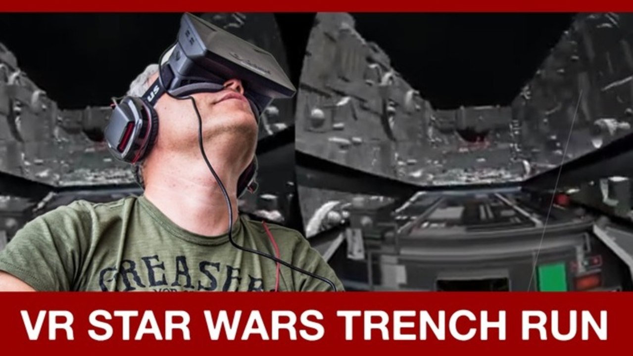 Oculus Rift Star Wars Death Star Trench Run! |...