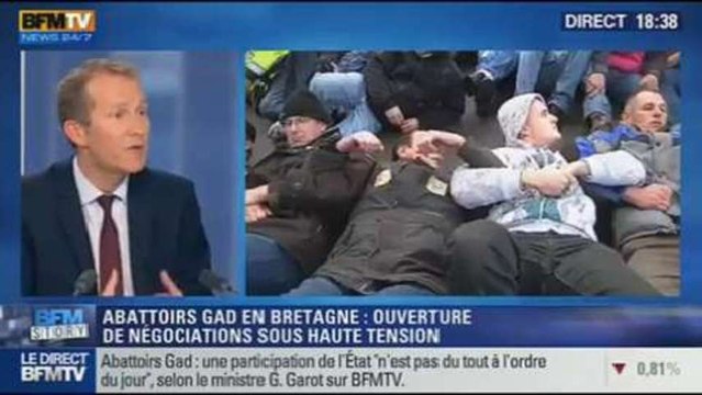 BFM Story: Gad en Bretagne: ouverture de négociations sous haute tension - 23/10