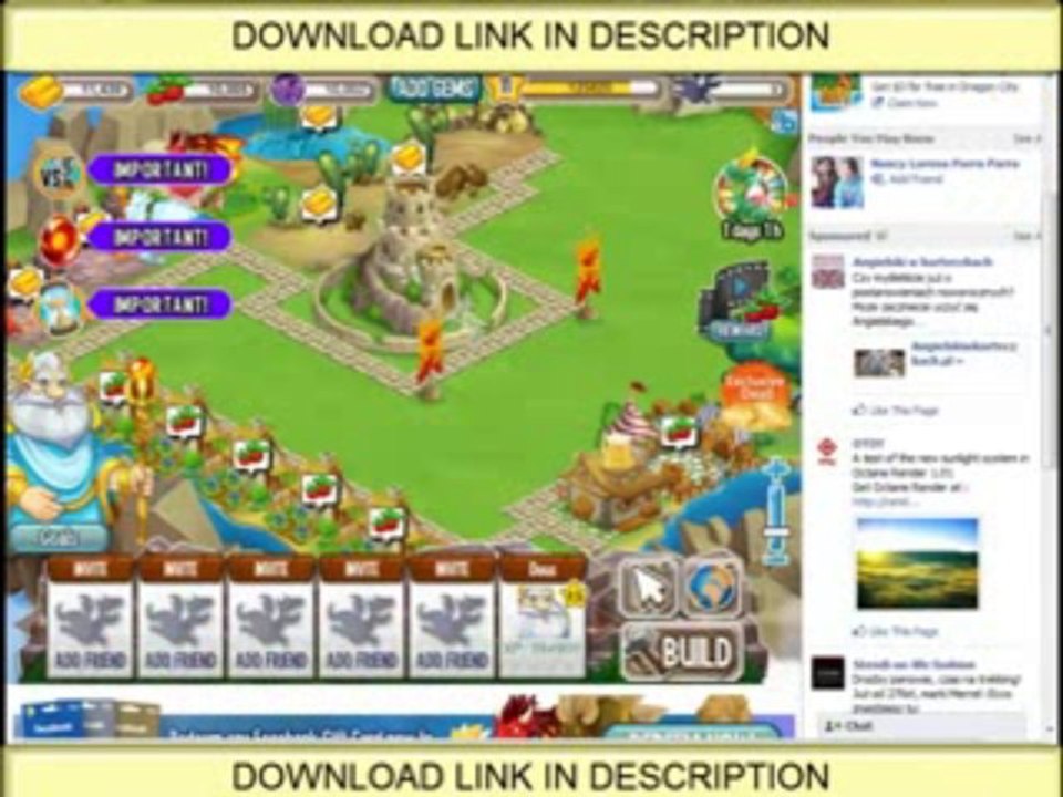 dragon city cheats - Gems Gold and Food Generator-Cheats