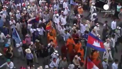 Further protests take place in Cambodia to protest...