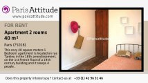 1 Bedroom Apartment for rent - Sacré Cœur, Paris - Ref. 2432