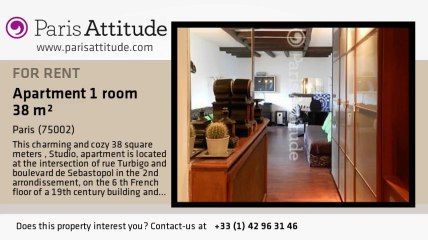 Studio Apartment for rent - Strasbourg St Denis, Paris - Ref. 8138