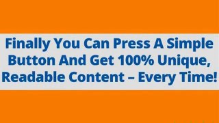 You Don't Have To Be A Big Corporation To Have A Great Rewrite Articles Into 100% Content