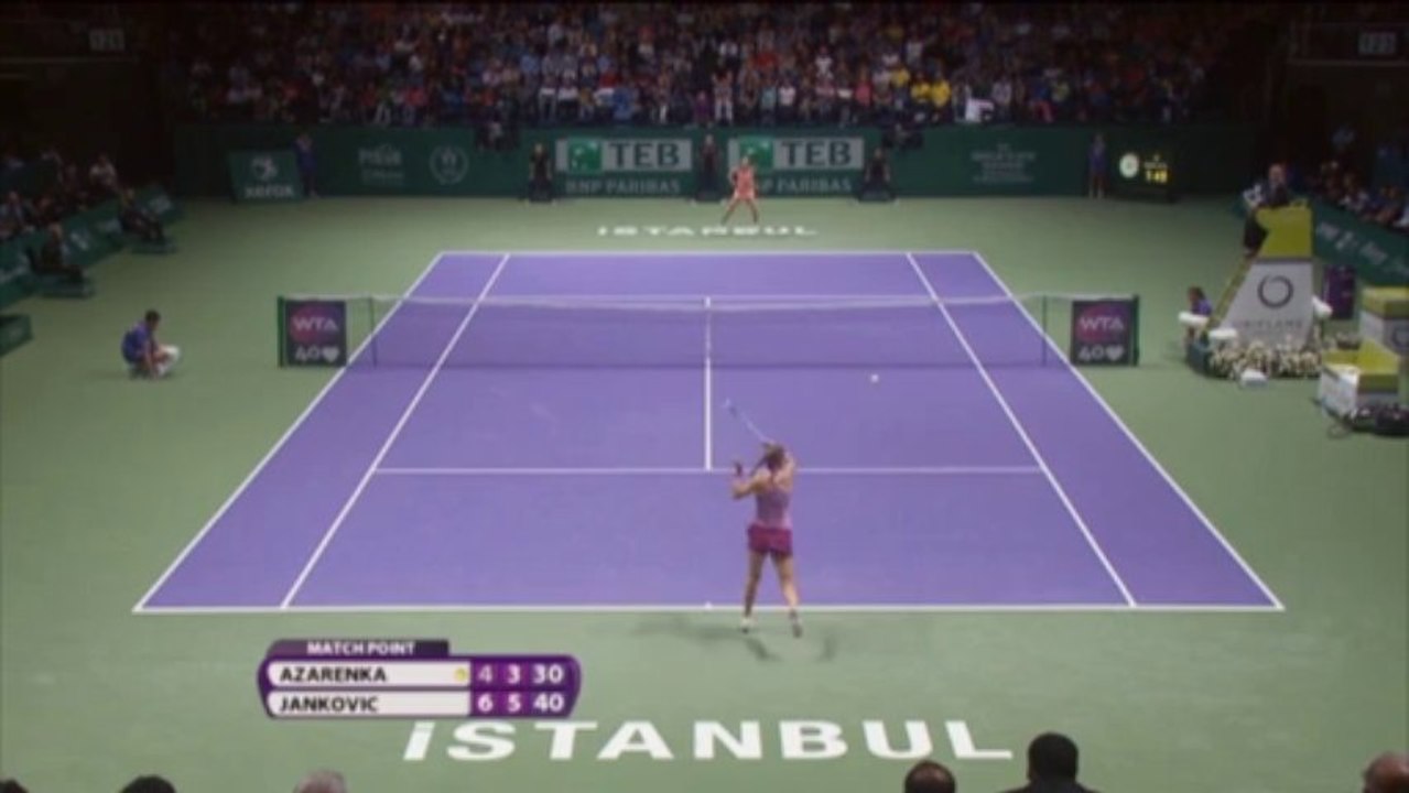 Istanbul: Jankovic überrascht Azarenka